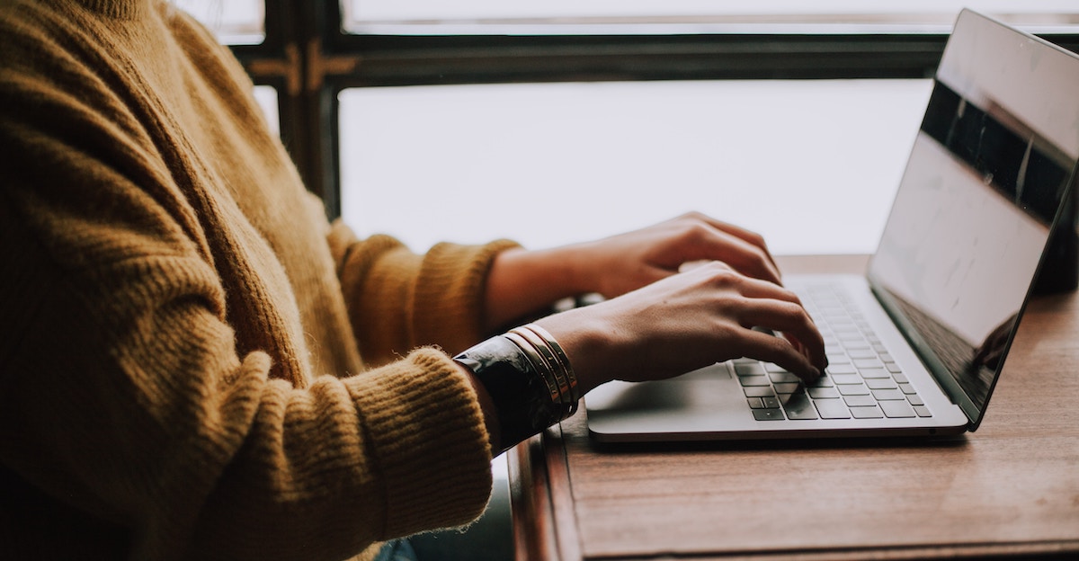 Hands at Keyboard